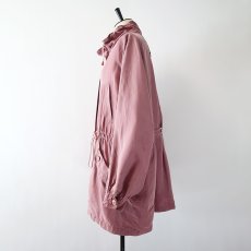 画像3: 80's C & A SILK STAND COLLAR HALF COAT (3)