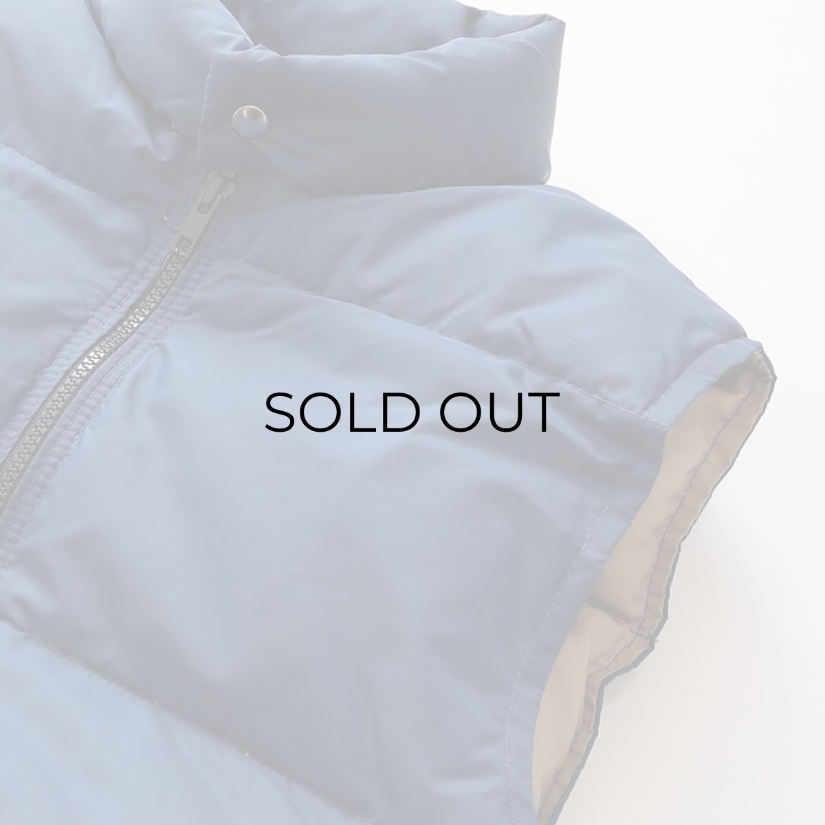 画像4: 80's Down Peak NYLON ZIP DOWN VEST (4)