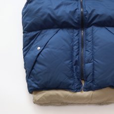 画像5: 80's Down Peak NYLON ZIP DOWN VEST (5)