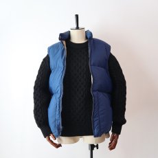 画像8: 80's Down Peak NYLON ZIP DOWN VEST (8)