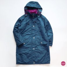 画像1: 〜90's L.L. Bean NYLON WOOL CHECK LINING PADDED OUDOOR COAT with HOOD (1)