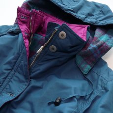 画像5: 〜90's L.L. Bean NYLON WOOL CHECK LINING PADDED OUDOOR COAT with HOOD (5)