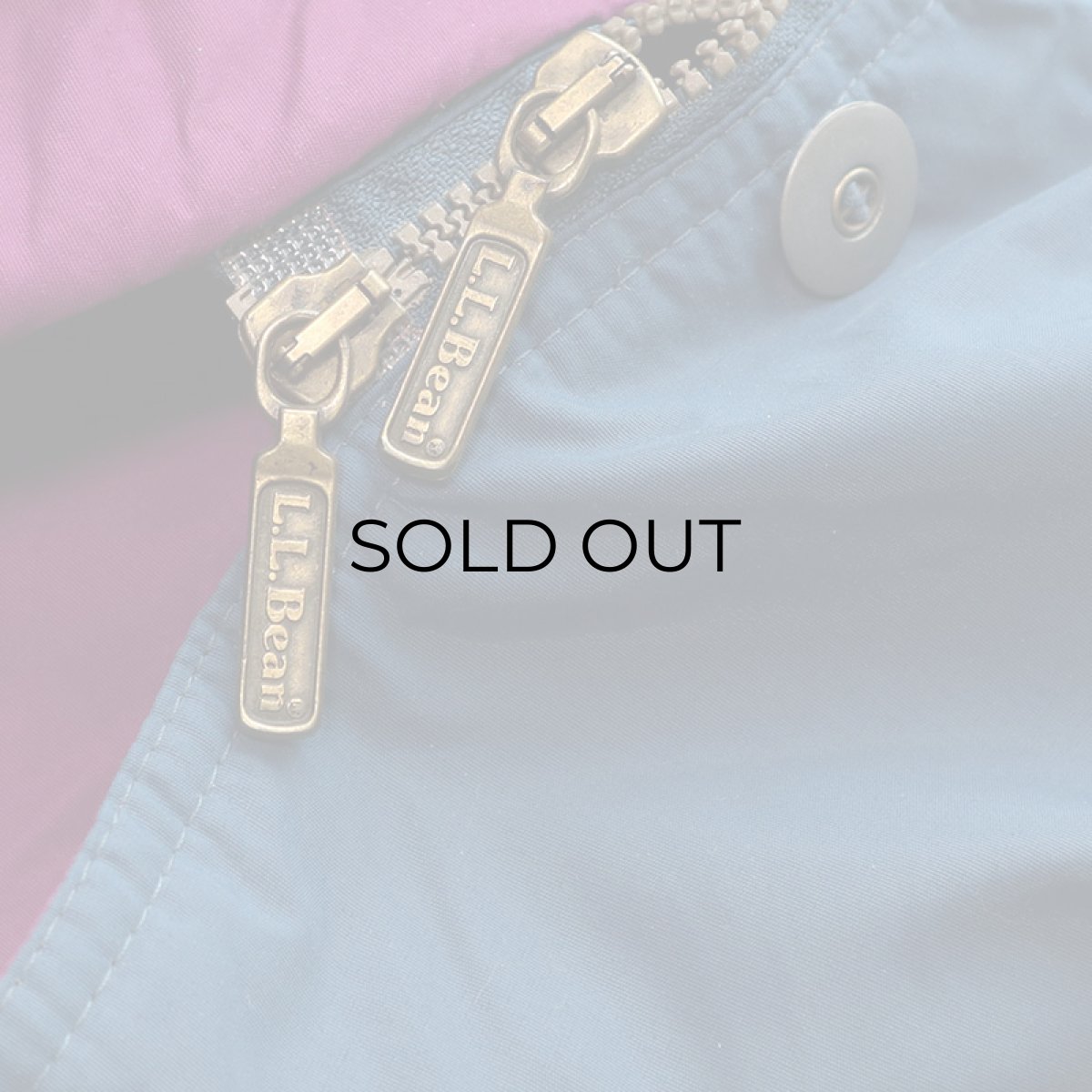 画像12: 〜90's L.L. Bean NYLON WOOL CHECK LINING PADDED OUDOOR COAT with HOOD (12)