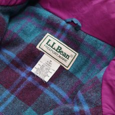 画像11: 〜90's L.L. Bean NYLON WOOL CHECK LINING PADDED OUDOOR COAT with HOOD (11)