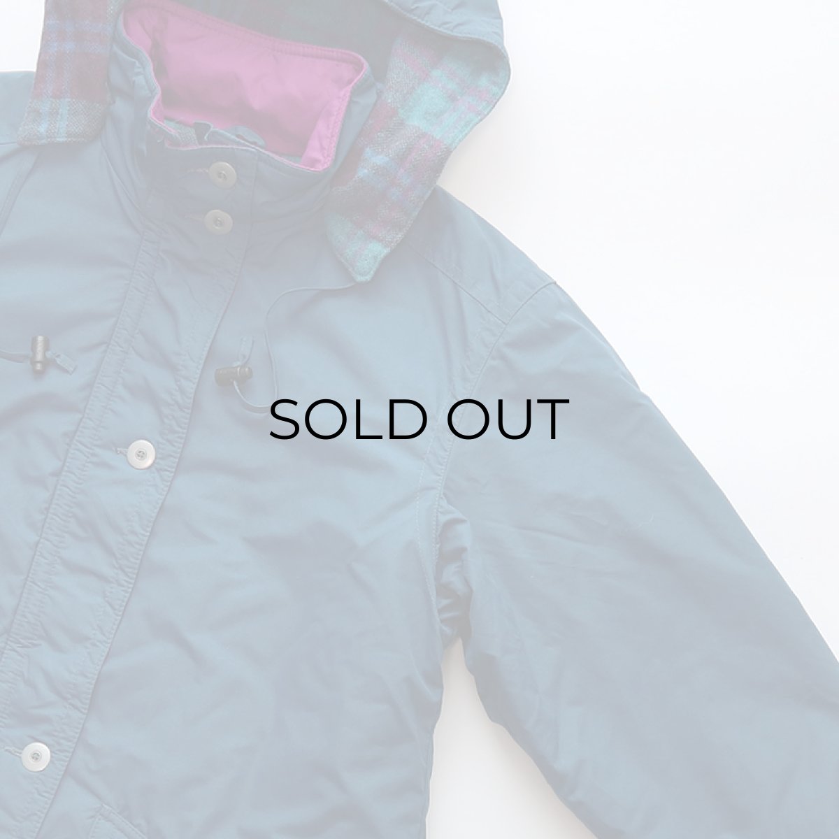 画像4: 〜90's L.L. Bean NYLON WOOL CHECK LINING PADDED OUDOOR COAT with HOOD (4)