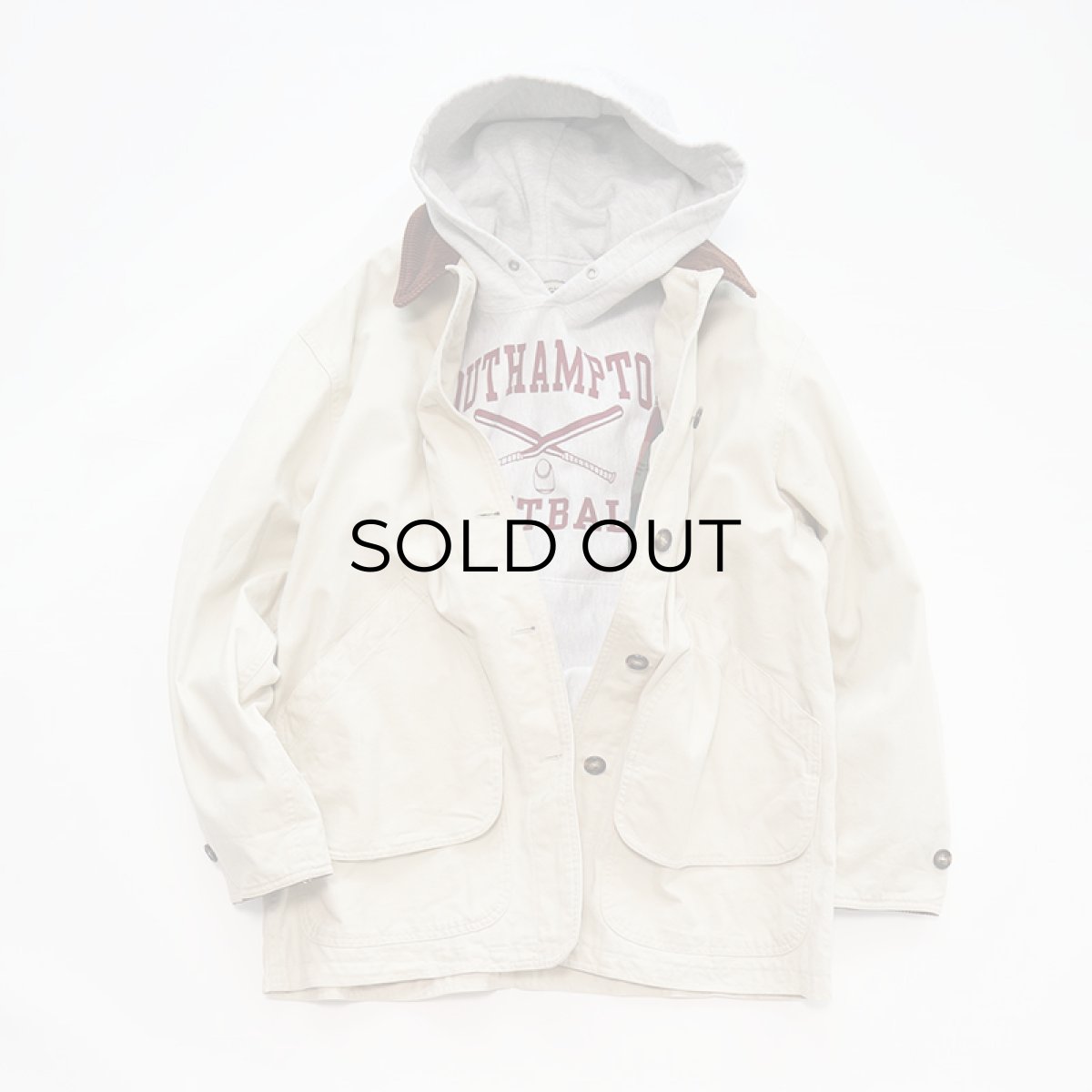 画像5: 〜90's LANDS' END COTTON CANVAS HUNTING style FIELD JACKET (5)