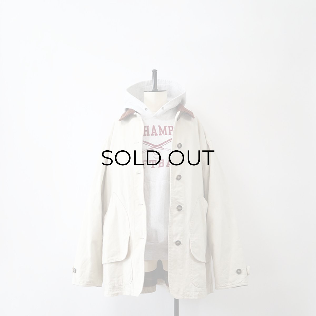 画像19: 〜90's LANDS' END COTTON CANVAS HUNTING style FIELD JACKET (19)