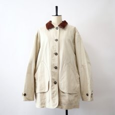 画像1: 〜90's LANDS' END COTTON CANVAS HUNTING style FIELD JACKET (1)