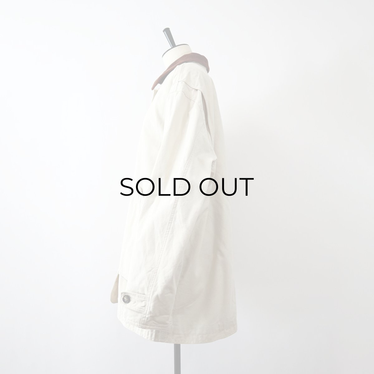 画像2: 〜90's LANDS' END COTTON CANVAS HUNTING style FIELD JACKET (2)