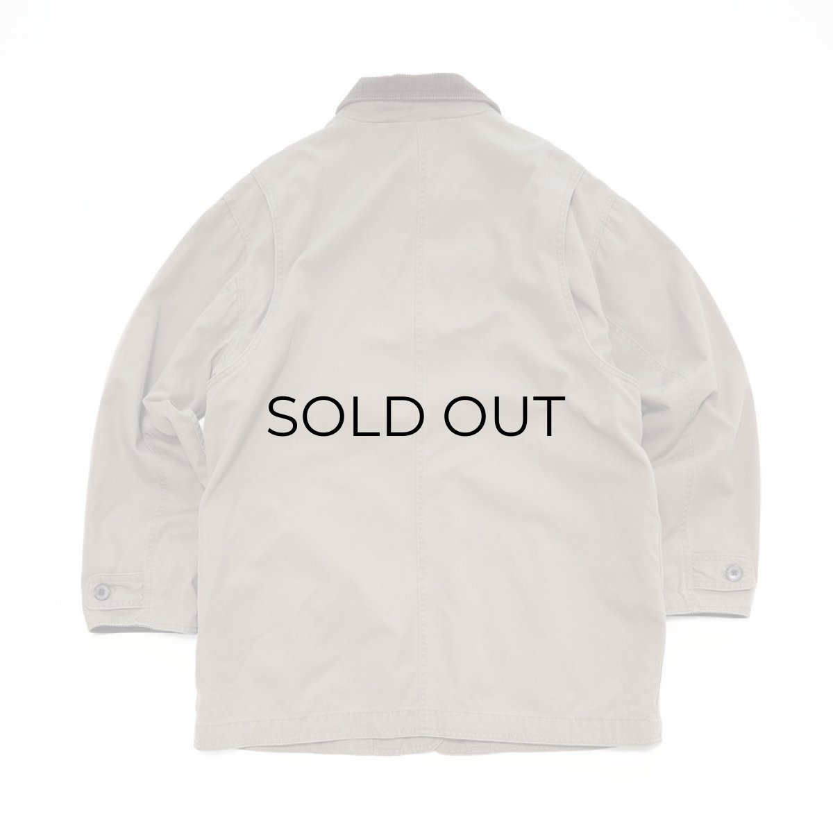 画像8: 〜90's LANDS' END COTTON CANVAS HUNTING style FIELD JACKET (8)