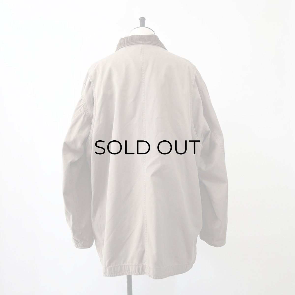 画像3: 〜90's LANDS' END COTTON CANVAS HUNTING style FIELD JACKET (3)