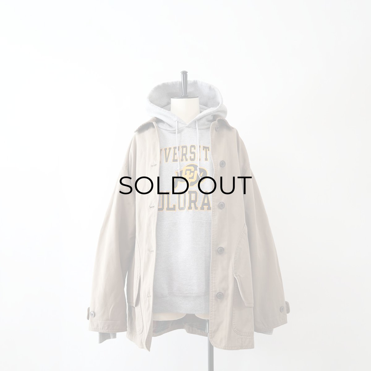 画像17: 〜90's LANDS' END COTTON CANVAS HUNTING style FIELD JACKET (17)