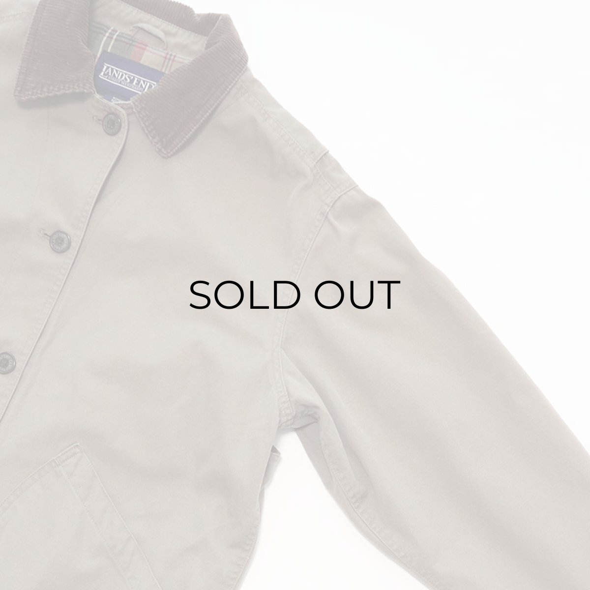 画像9: 〜90's LANDS' END COTTON CANVAS HUNTING style FIELD JACKET (9)