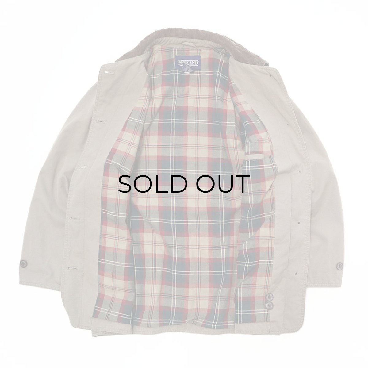 画像7: 〜90's LANDS' END COTTON CANVAS HUNTING style FIELD JACKET (7)