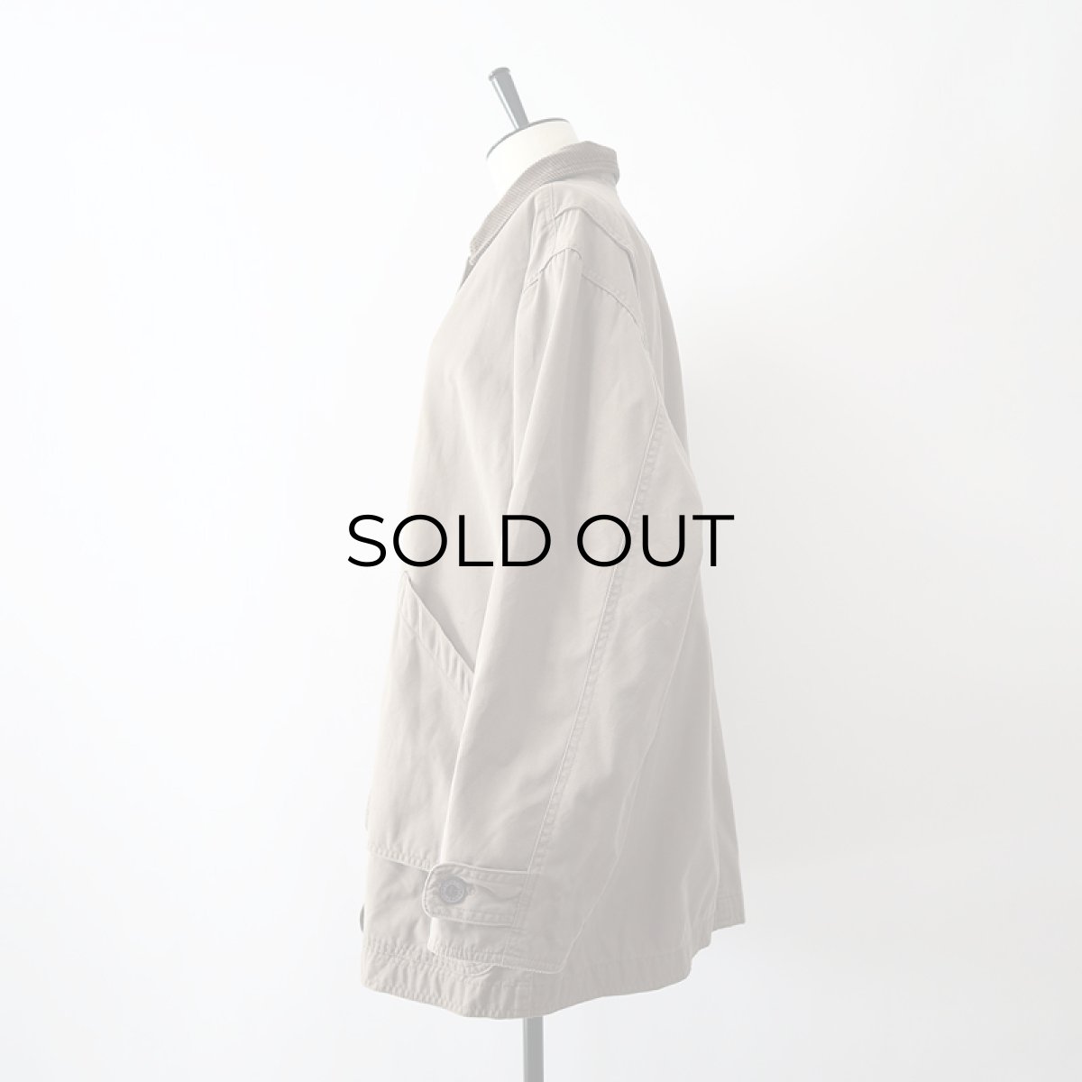 画像2: 〜90's LANDS' END COTTON CANVAS HUNTING style FIELD JACKET (2)