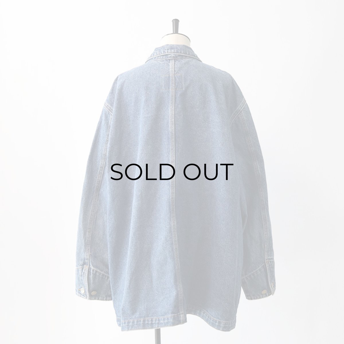 画像12: 90's RALPH LAUREN "LAUREN JEANS Co." COTTON DENIM CHORE JACKET (12)