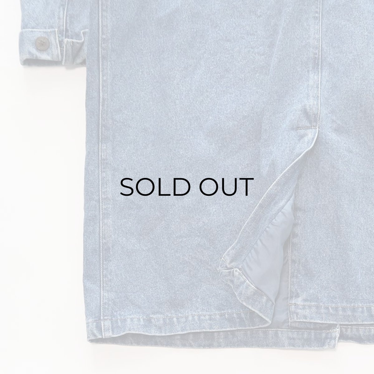 画像6: 90's DENIM & Co. COTTON DENIM COAT (6)