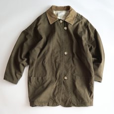 画像1: 80's AnnTaylor COTTON Lt. CANVAS WORK style JACKET (1)