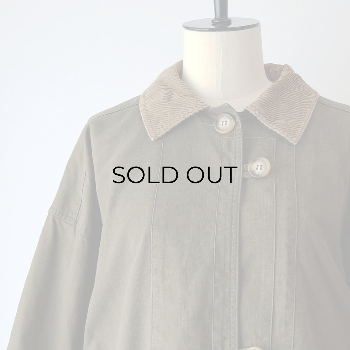 画像10: 80's AnnTaylor COTTON Lt. CANVAS WORK style JACKET (10)