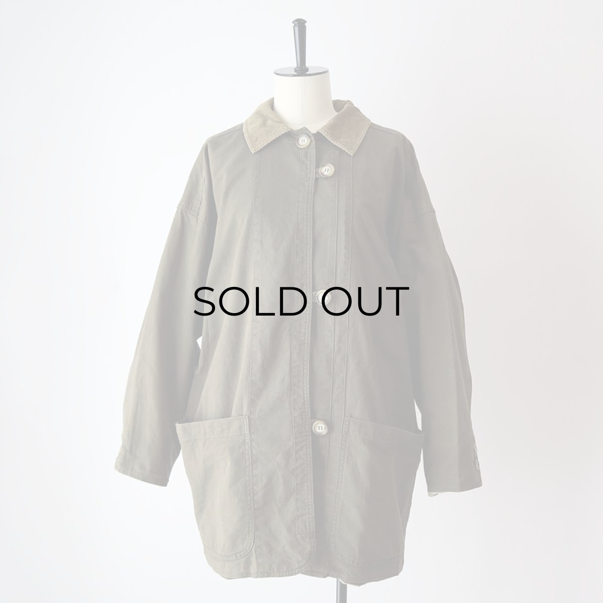 画像11: 80's AnnTaylor COTTON Lt. CANVAS WORK style JACKET (11)