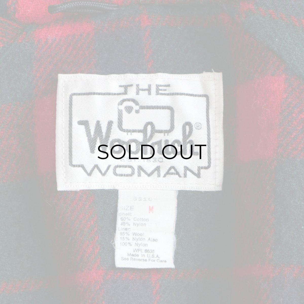 画像8: 80's Woolrich COTTON NYLON WOOL CHECK LINING WOMEN'S MOUNTAIN PARKA (8)