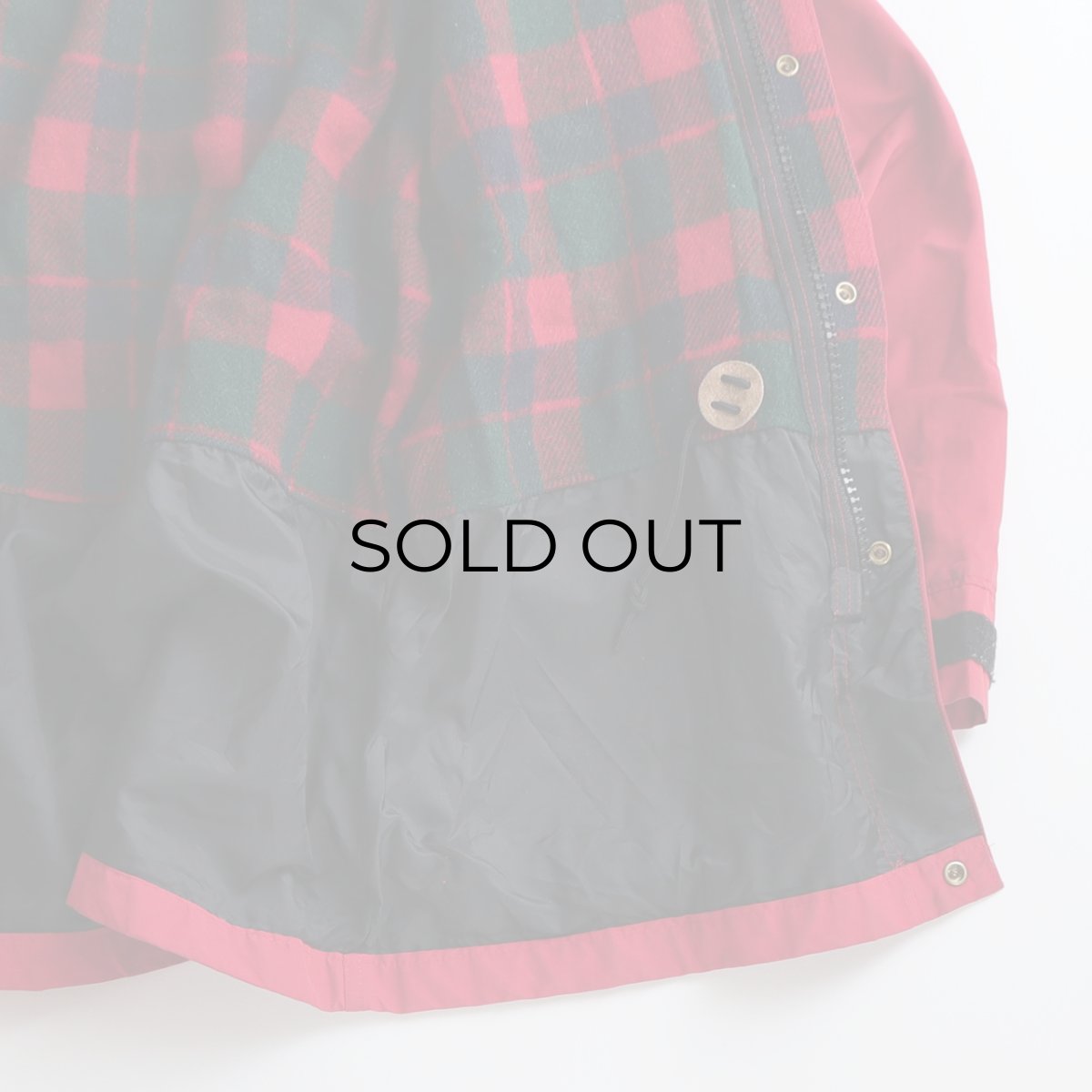 画像7: 80's Woolrich COTTON NYLON WOOL CHECK LINING WOMEN'S MOUNTAIN PARKA (7)