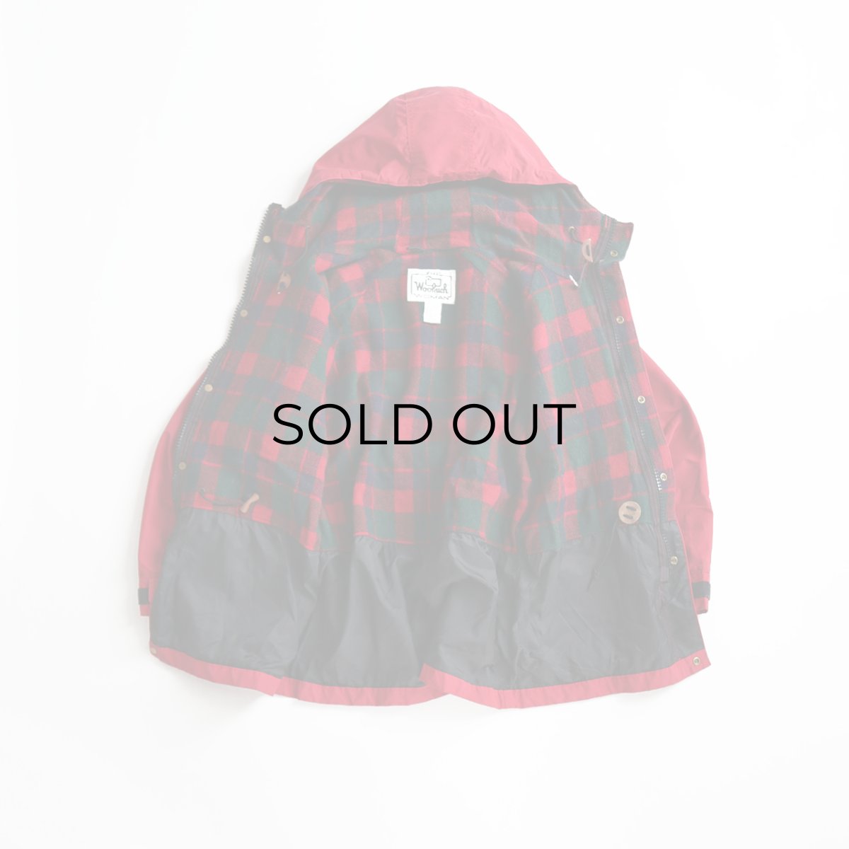 画像2: 80's Woolrich COTTON NYLON WOOL CHECK LINING WOMEN'S MOUNTAIN PARKA (2)