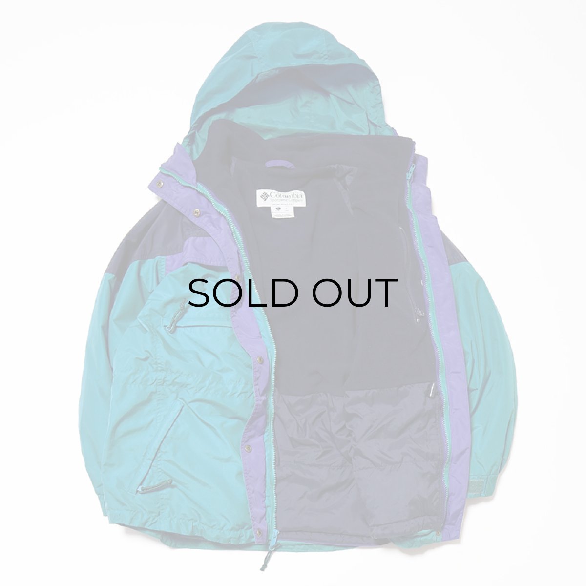 画像3: 〜90's Columbia NYLON 3-WAY MOUNTAIN PARKA "NYLON PARKA & NYLON FLEECE LINING BLOUSON"  (3)