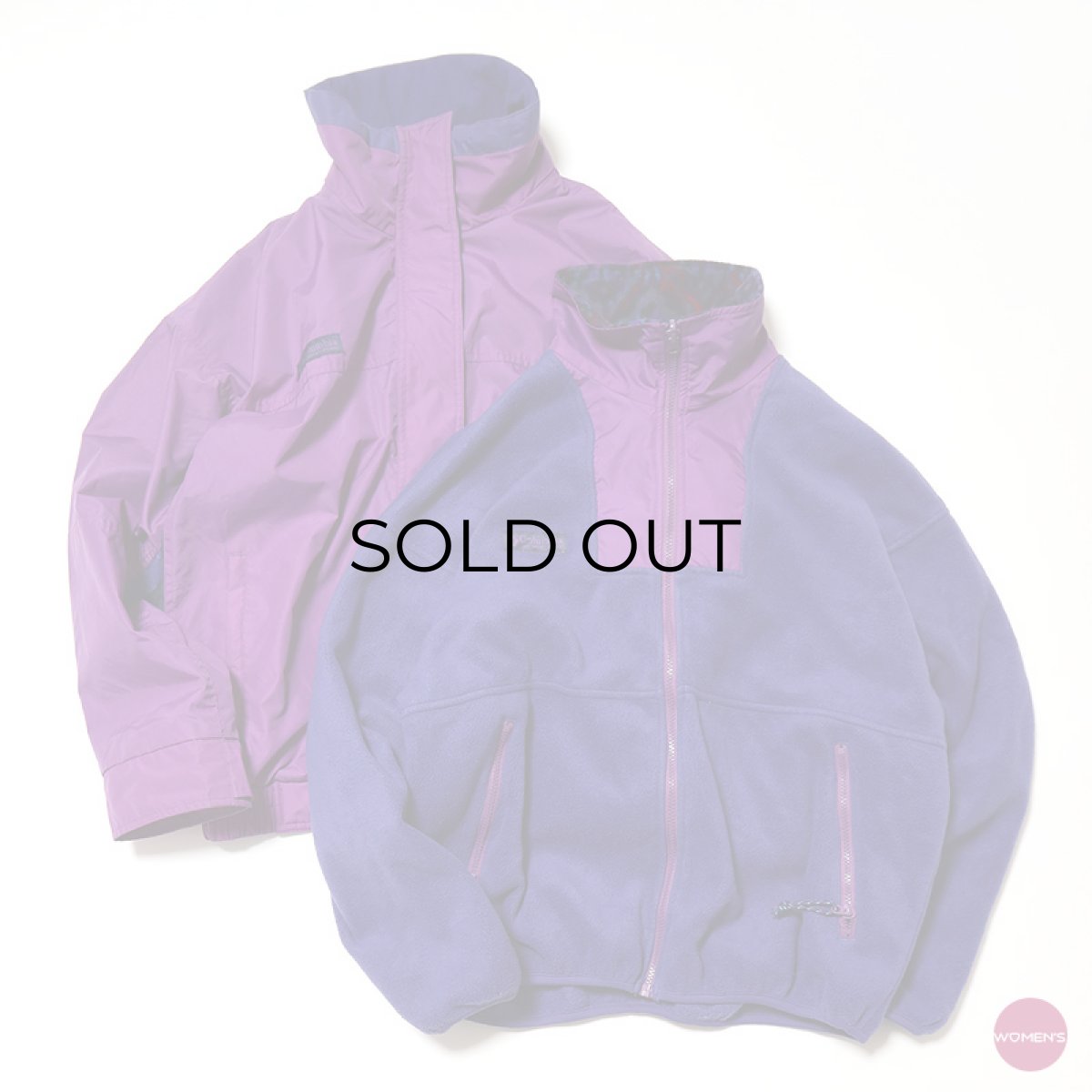 画像1: 〜90's Columbia "Bugaboo" NYLON 3-WAY ZIP JACKET "NYLON JACKET & FLEECE BLOUSON"  (1)