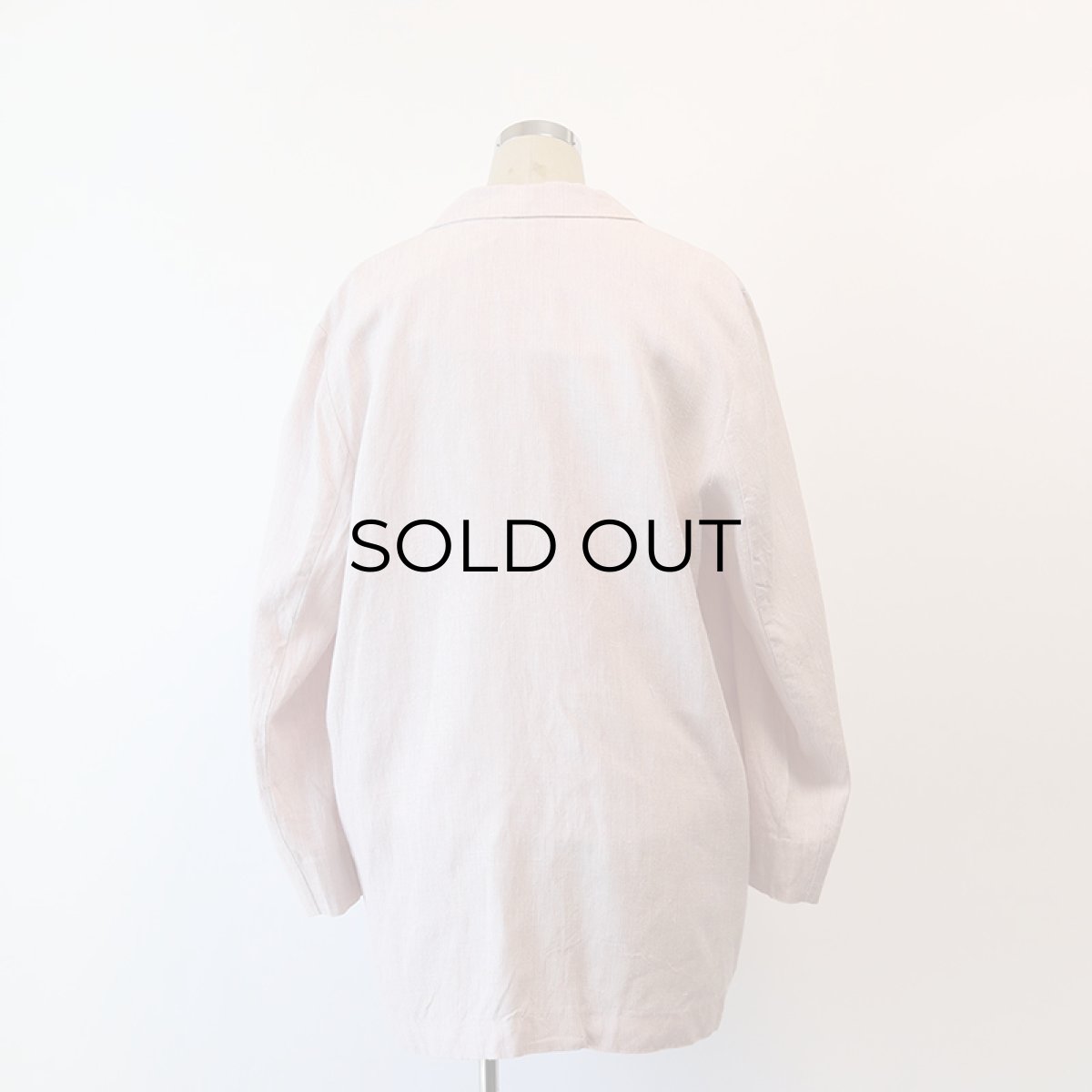 画像9: 80's Christy Girl RAYON LINEN PIN CHECK EASY JACKET "MADE IN USA" (9)