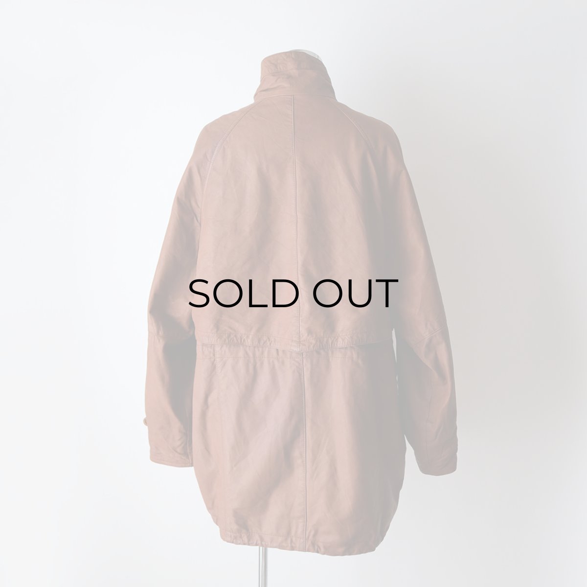 画像21: 80's UNKNOWN BRAND LEATHER WOMEN'S DESIGN HALF COAT (21)