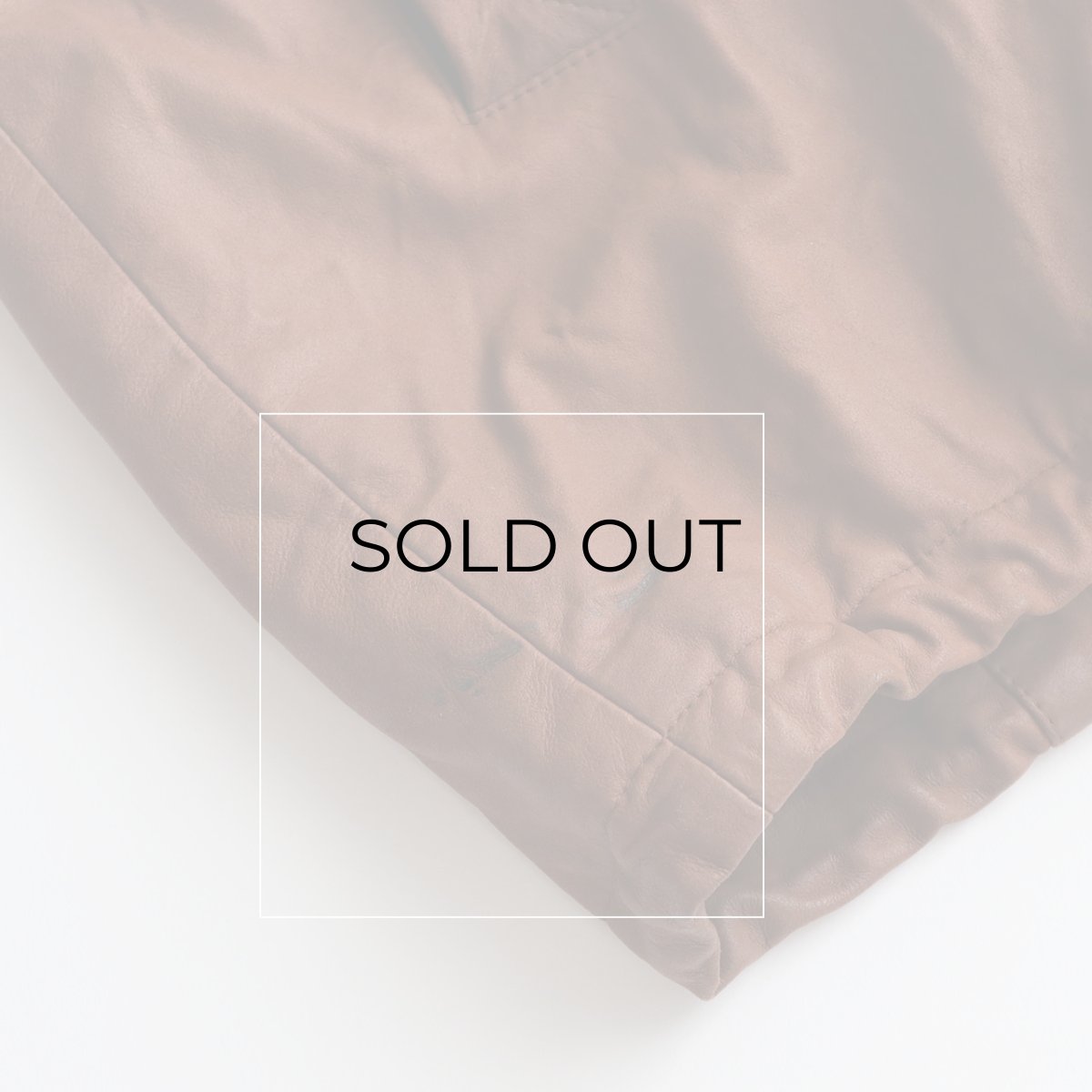 画像17: 80's UNKNOWN BRAND LEATHER WOMEN'S DESIGN HALF COAT (17)