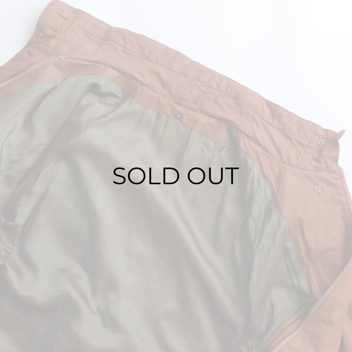 画像12: 80's UNKNOWN BRAND LEATHER WOMEN'S DESIGN HALF COAT (12)
