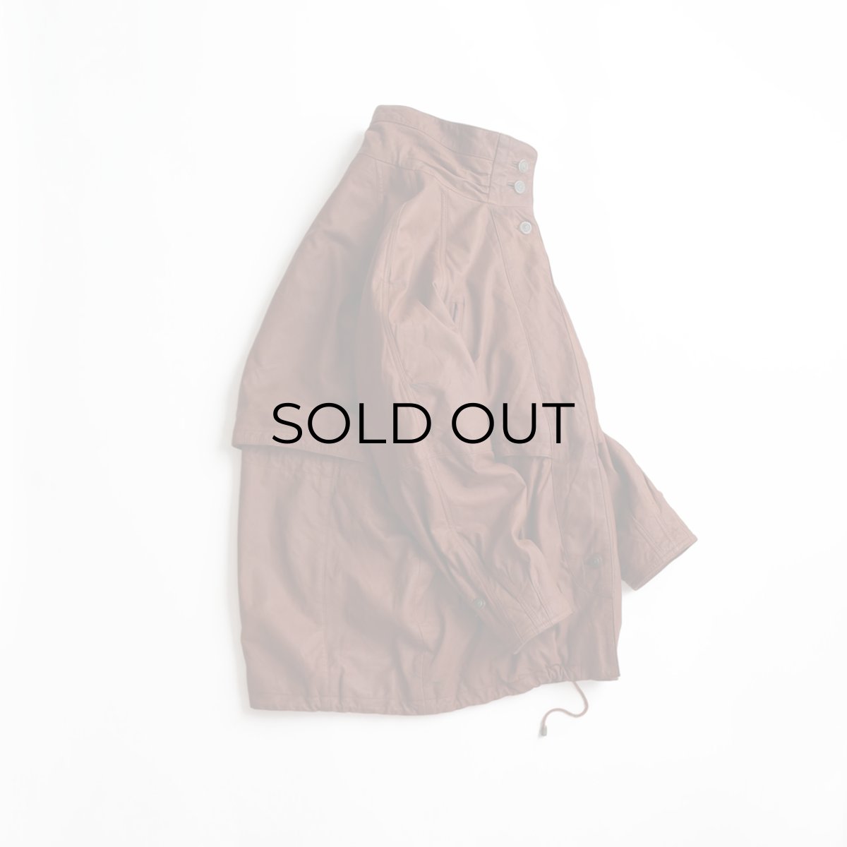 画像2: 80's UNKNOWN BRAND LEATHER WOMEN'S DESIGN HALF COAT (2)