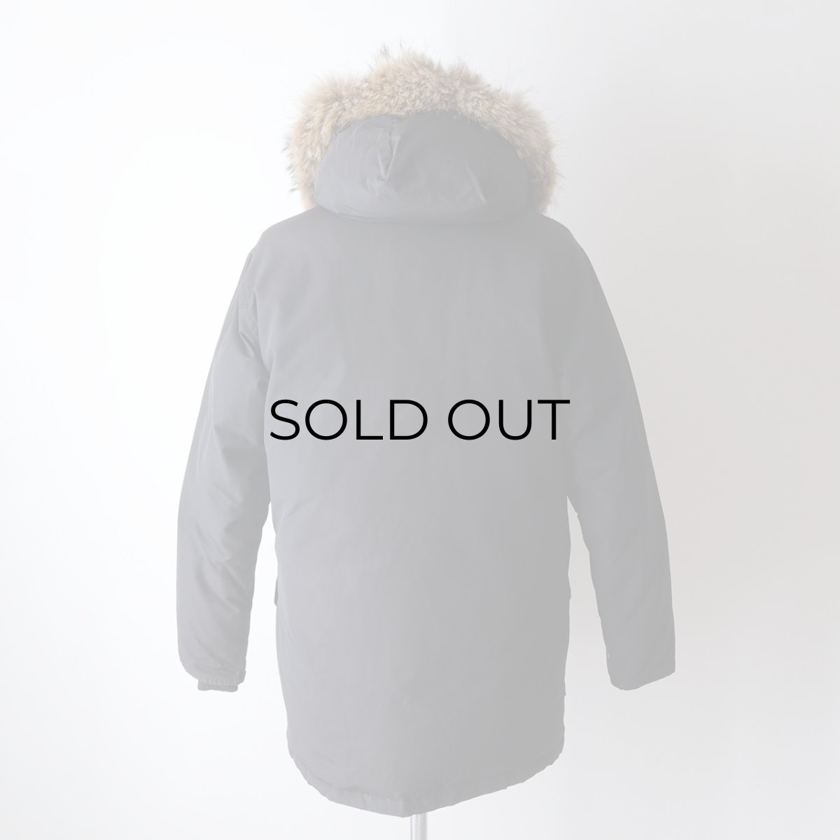 画像14: WILKER BLACK COTTON NYLON FUR HOODED ARCTIC PARKA style DOWN JACKET (14)