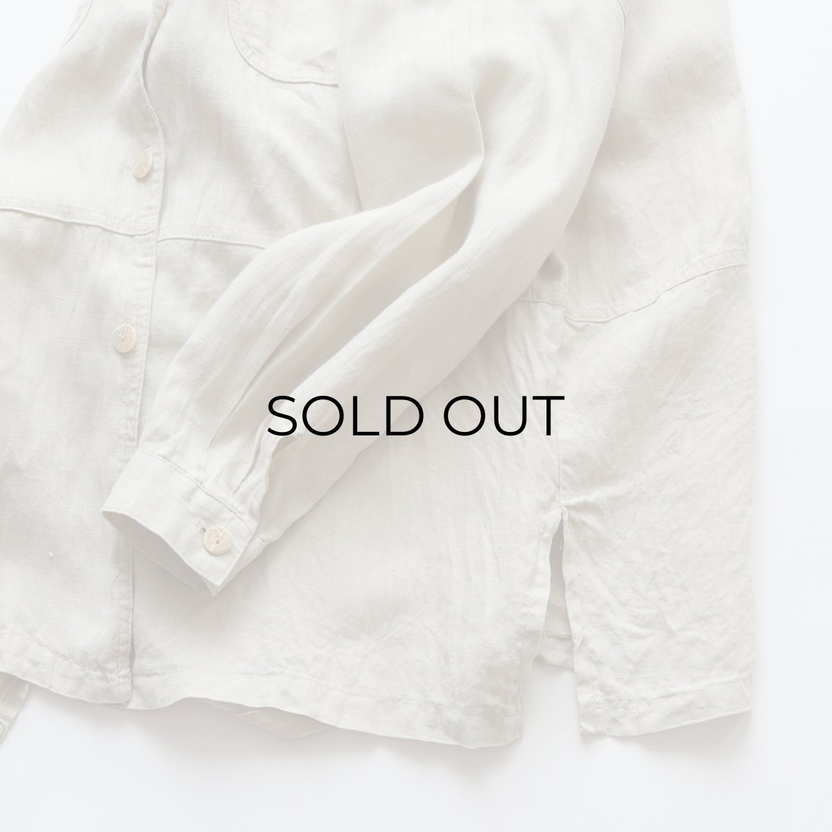 画像6: Sarafina LINEN LOOP COLLAR SHIRT JACKET (6)