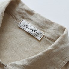 画像8: Sarafina LINEN LOOP COLLAR SHIRT JACKET (8)