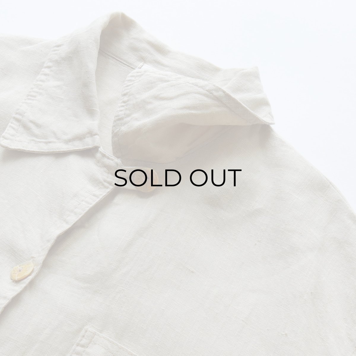 画像7: Sarafina LINEN LOOP COLLAR SHIRT JACKET (7)