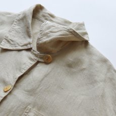 画像7: Sarafina LINEN LOOP COLLAR SHIRT JACKET (7)