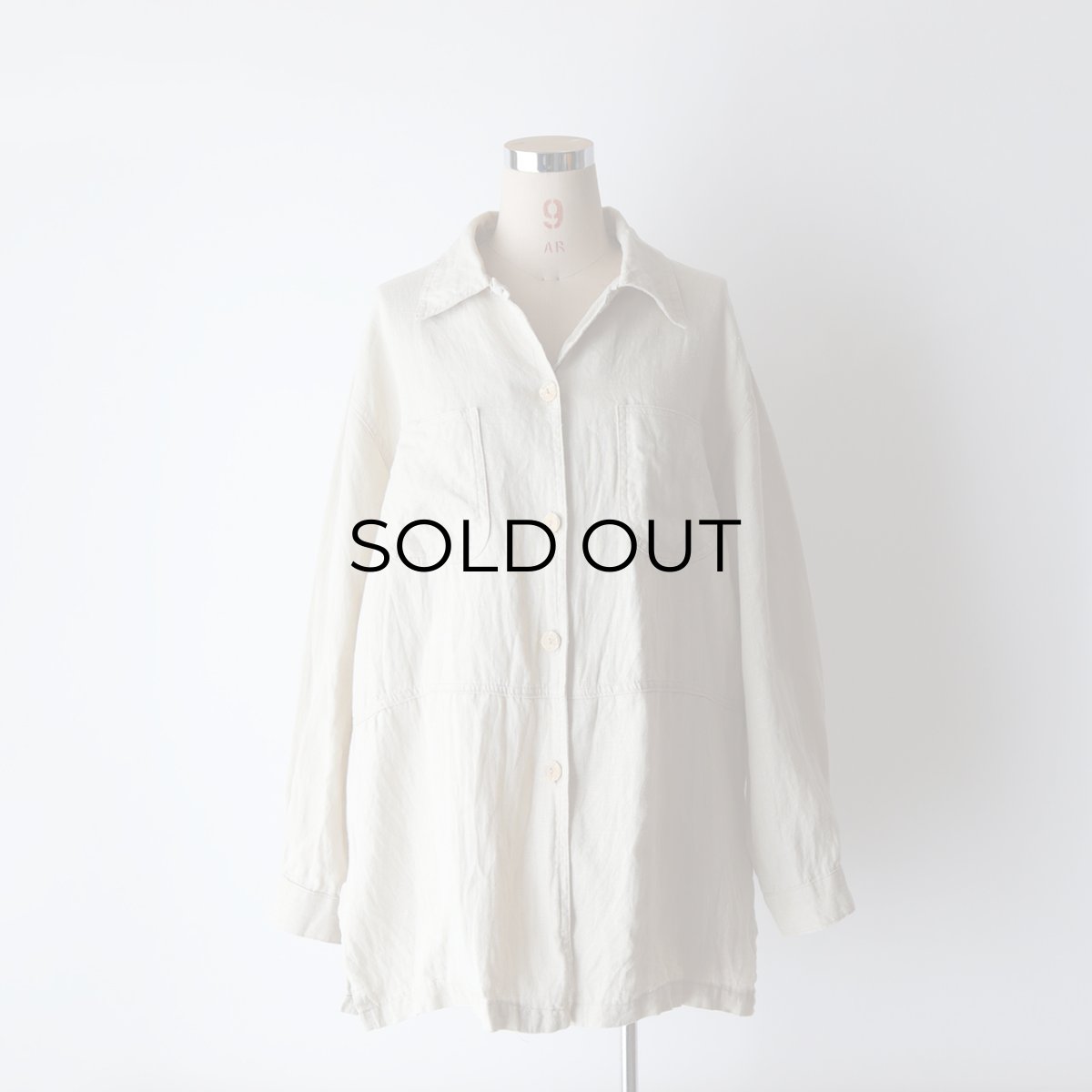 画像11: Sarafina LINEN LOOP COLLAR SHIRT JACKET (11)