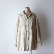 画像11: Sarafina LINEN LOOP COLLAR SHIRT JACKET (11)
