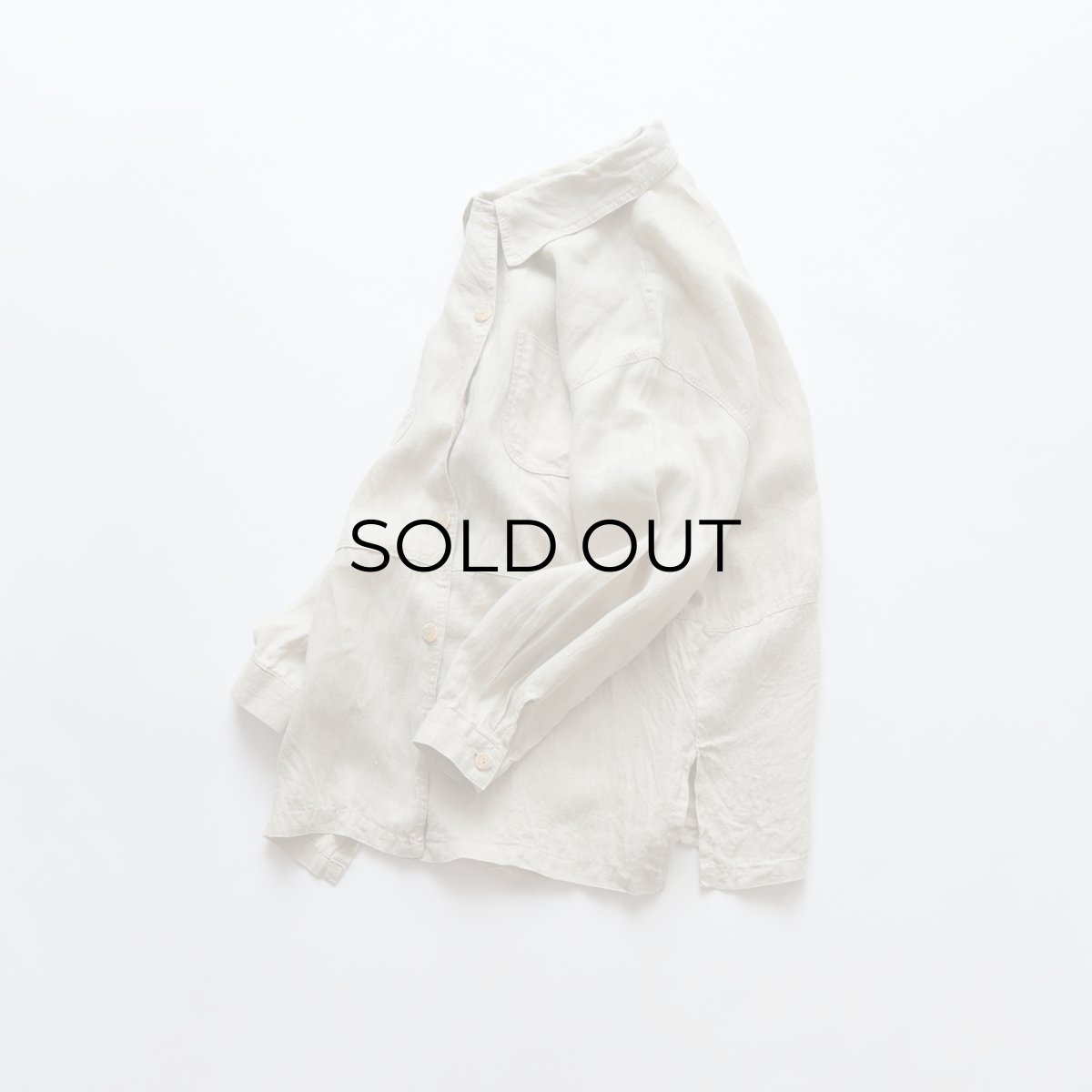 画像2: Sarafina LINEN LOOP COLLAR SHIRT JACKET (2)