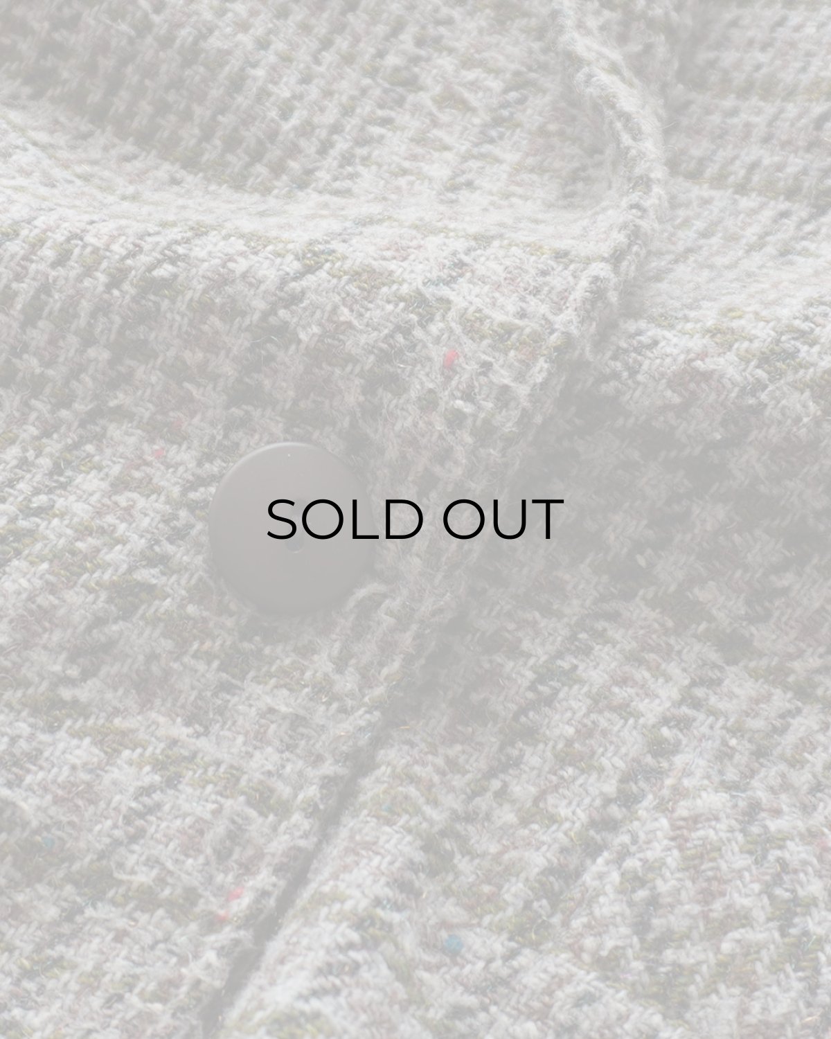 画像7: UNKNOWN BRAND WOOL NEP TWEED CHECK BIG SILHOUETTE TAILORED JACKET (7)