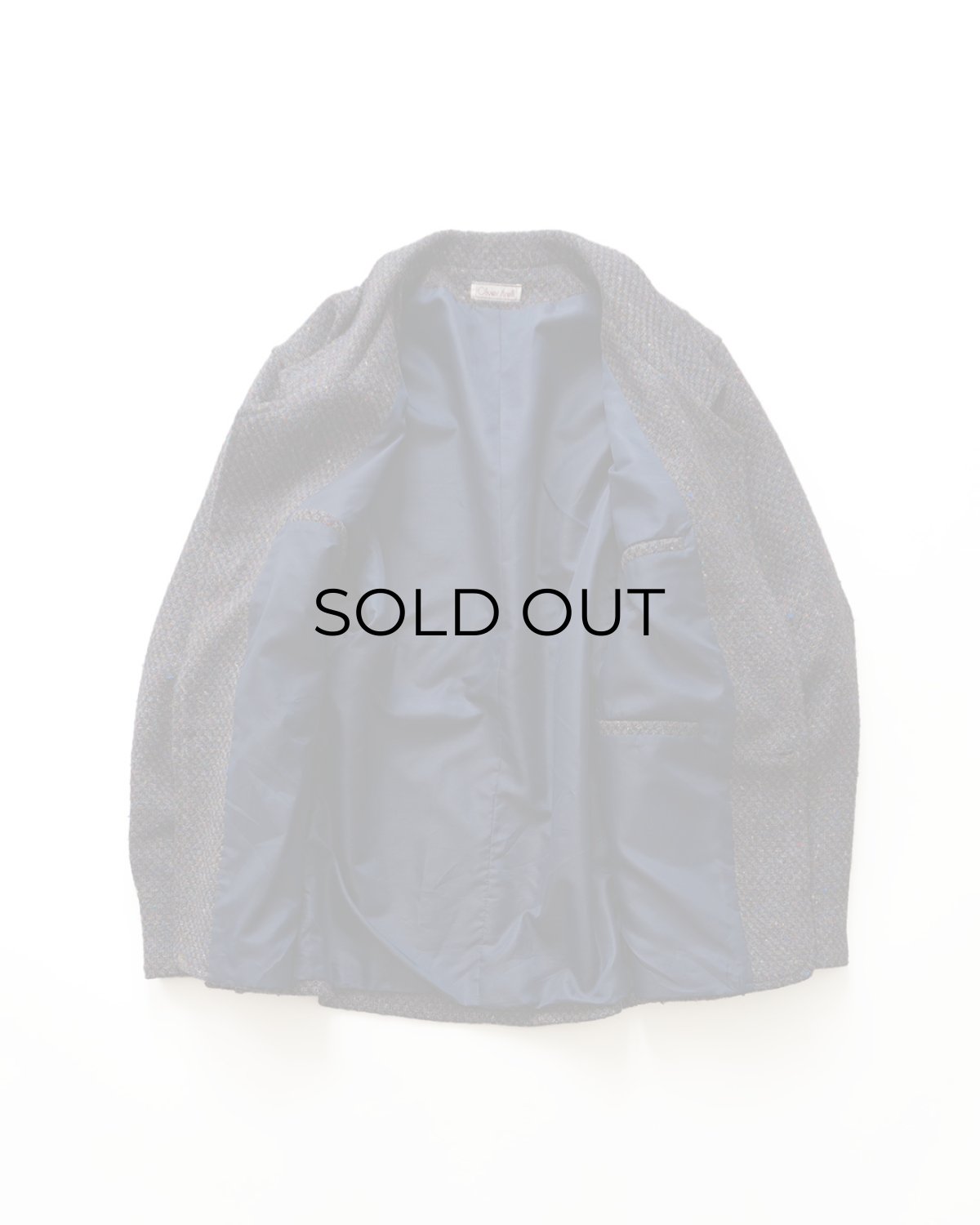 画像2: 〜80's Olivier Strelli WOOL TWEED DOLMAN SLEEVE TAILORED JACKET (2)