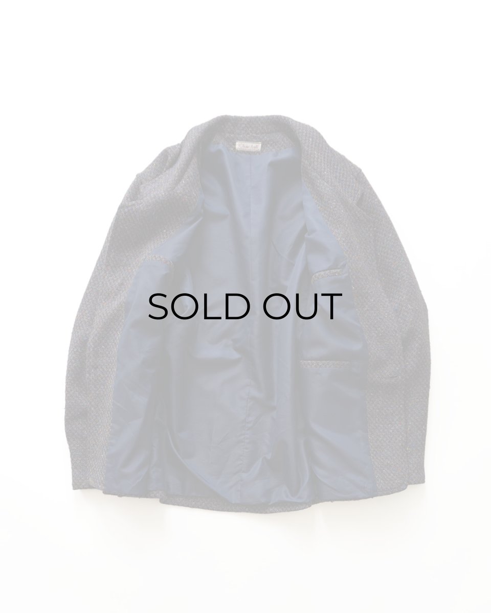 画像2: 〜80's Olivier Strelli WOOL TWEED DOLMAN SLEEVE TAILORED JACKET (2)