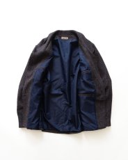 画像2: 〜80's Olivier Strelli WOOL TWEED DOLMAN SLEEVE TAILORED JACKET (2)