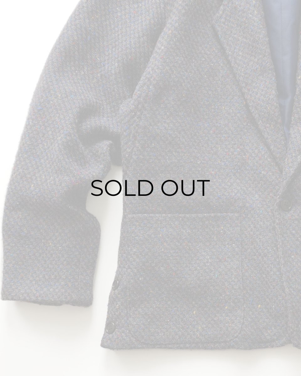 画像6: 〜80's Olivier Strelli WOOL TWEED DOLMAN SLEEVE TAILORED JACKET (6)