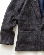 画像6: 〜80's Olivier Strelli WOOL TWEED DOLMAN SLEEVE TAILORED JACKET (6)
