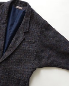 画像5: 〜80's Olivier Strelli WOOL TWEED DOLMAN SLEEVE TAILORED JACKET (5)