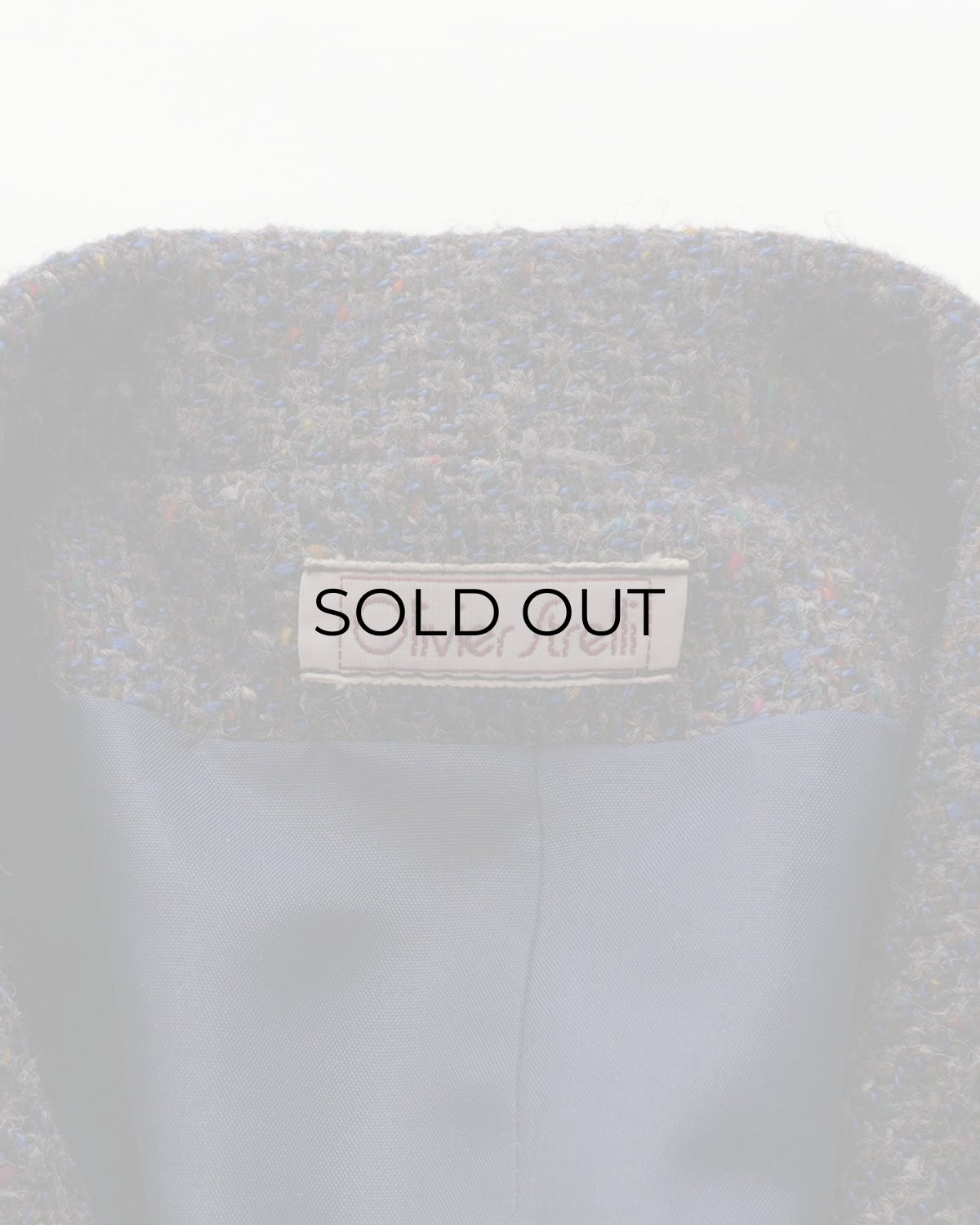 画像8: 〜80's Olivier Strelli WOOL TWEED DOLMAN SLEEVE TAILORED JACKET (8)